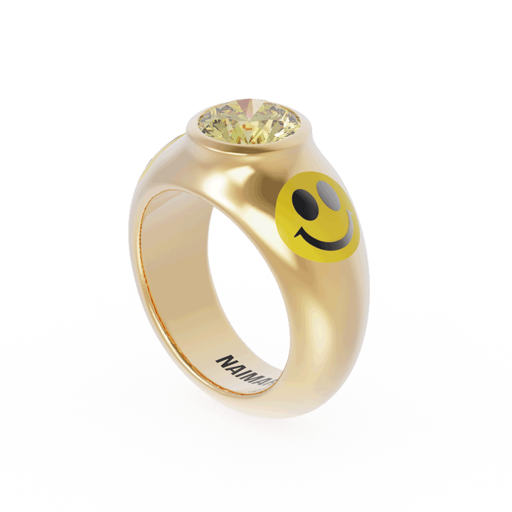 Acid House Modern Bridal Ring