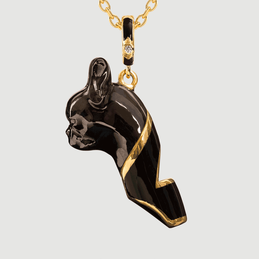 Dog hot sale whistle necklace