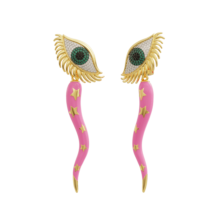 Italian Horn Earrings