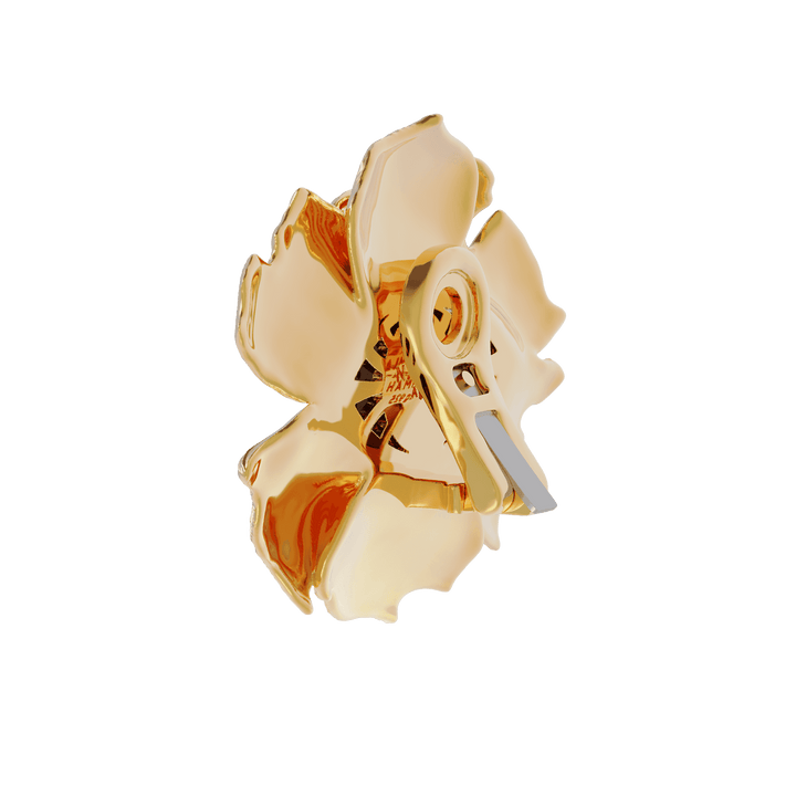 Evil Eye Flower Earrings