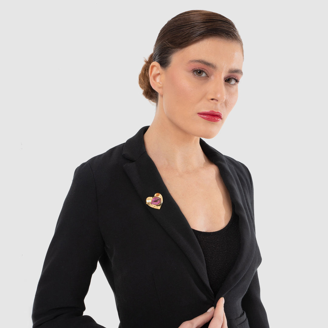 Love Lips Brooch