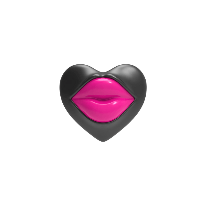 Love Lips Rouge Earring - Rhodium
