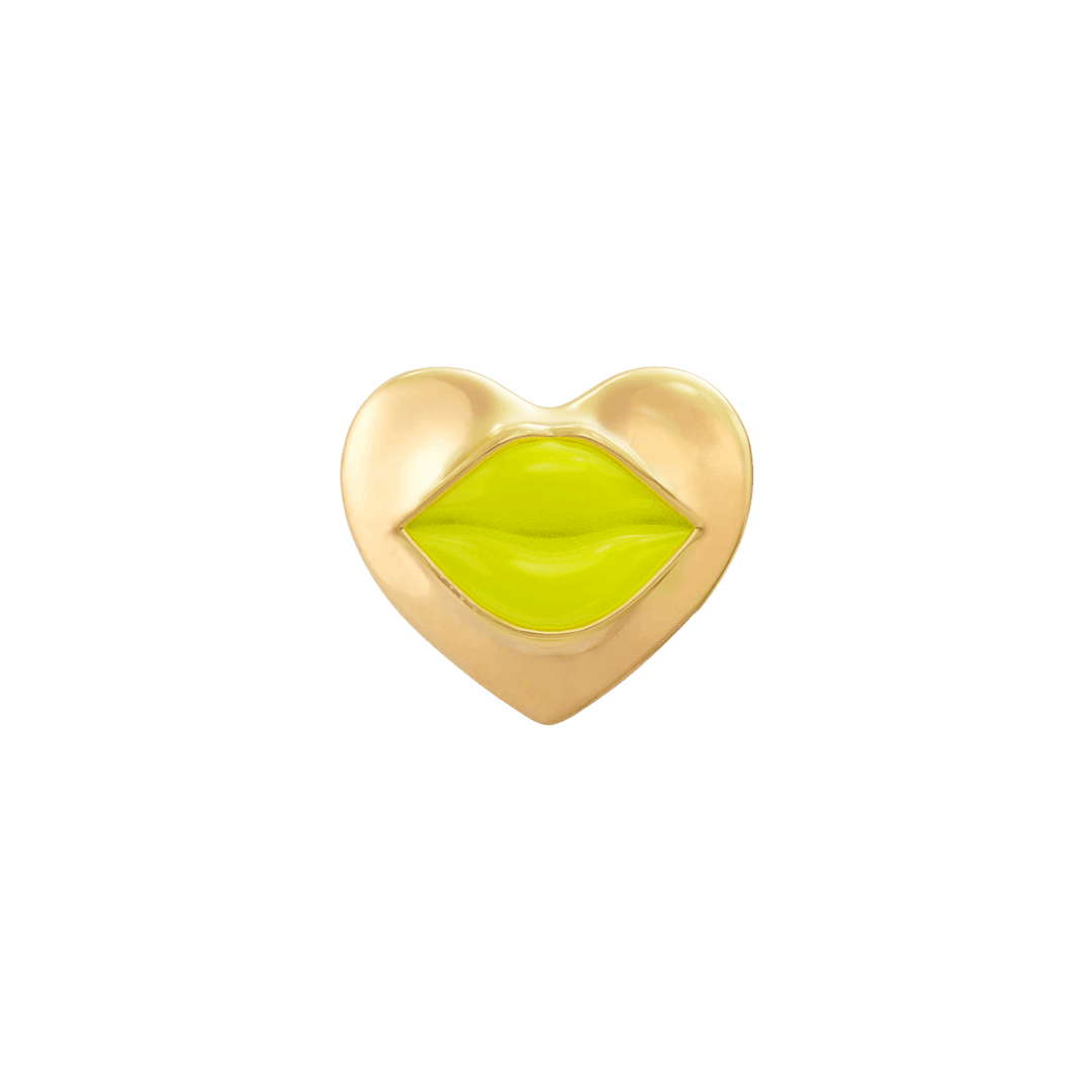 Love Lips Rouge Earrings - Gold