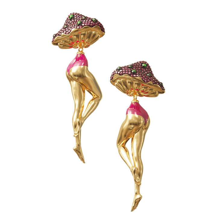 Mushroom Girl Earrings