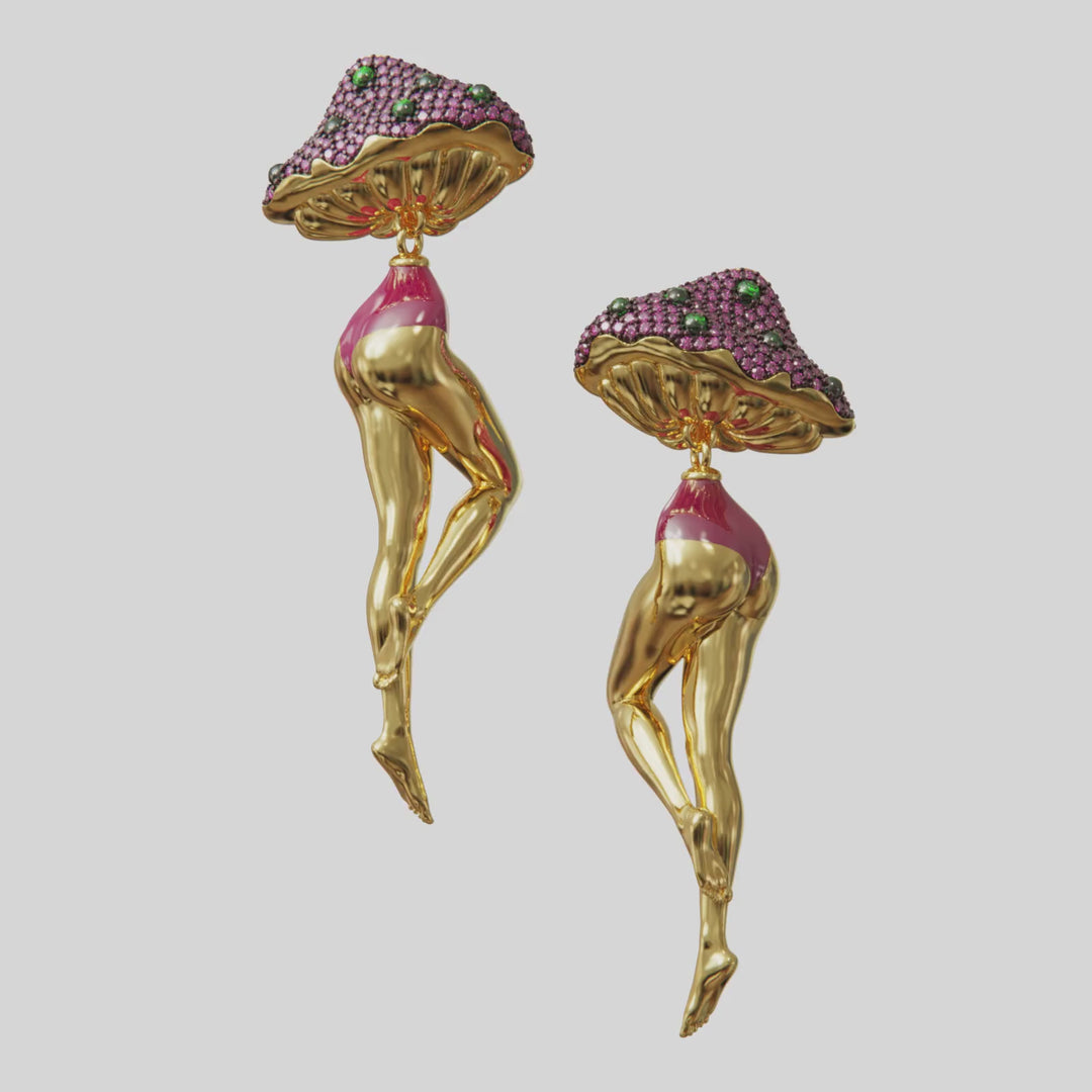 Mushroom Girl Earrings