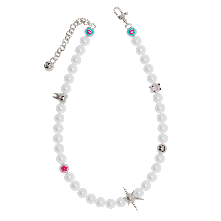 Punked Pearl Necklace