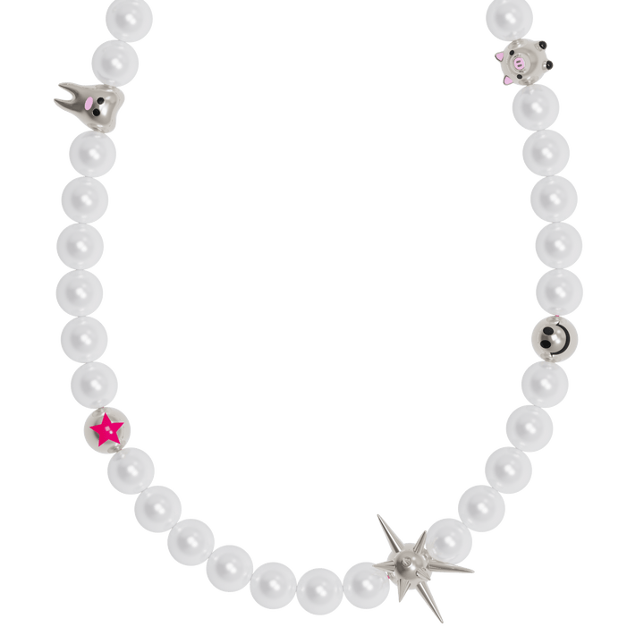 Punked Pearl Necklace