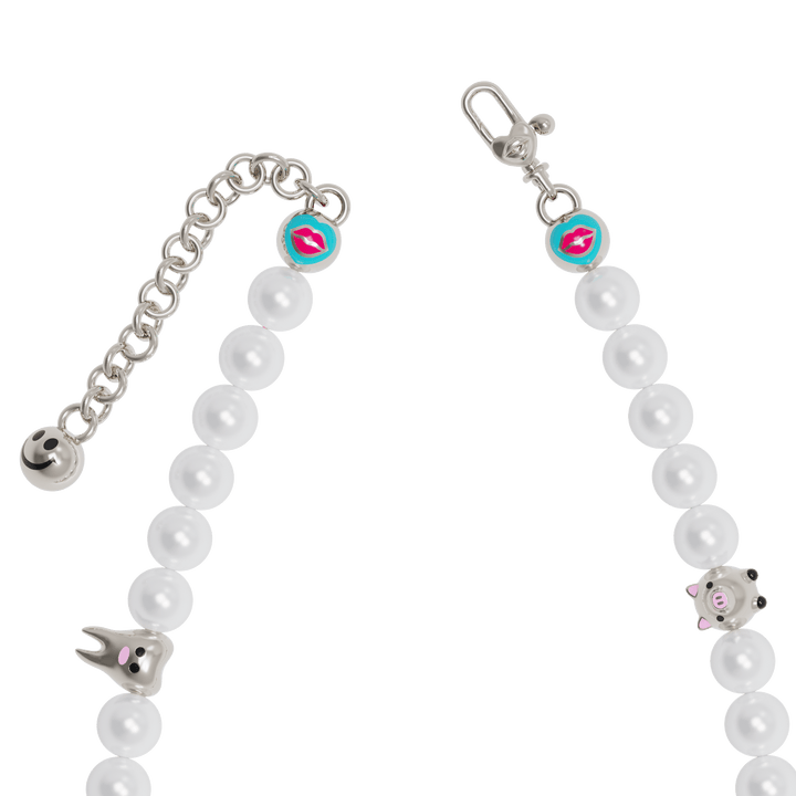 Punked Pearl Necklace