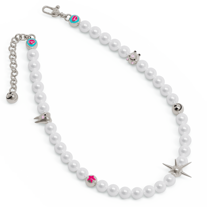 Punked Pearl Necklace