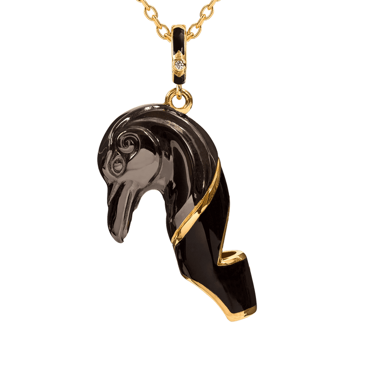 Raven Whistle Necklace