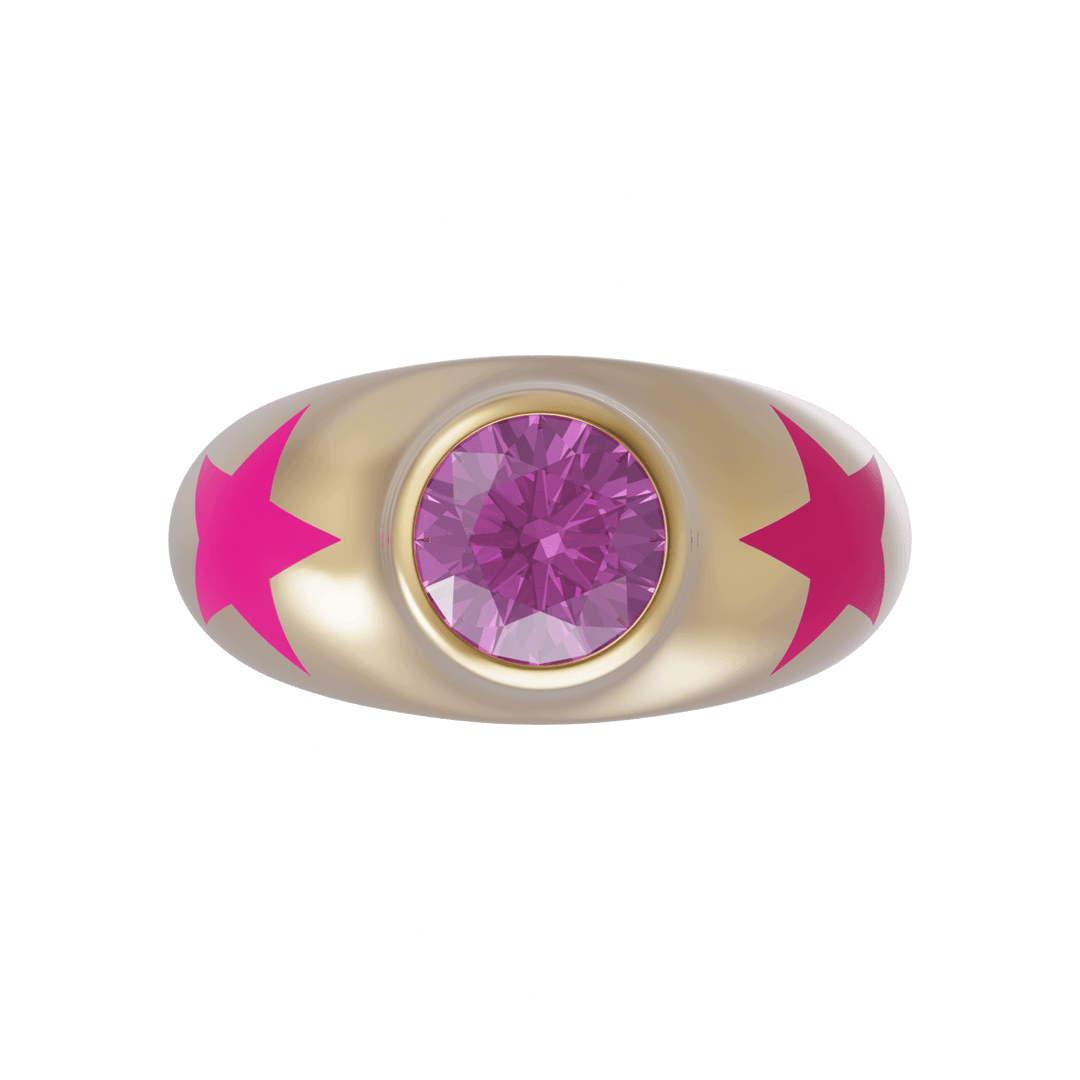 Starstruck Modern Bridal Ring