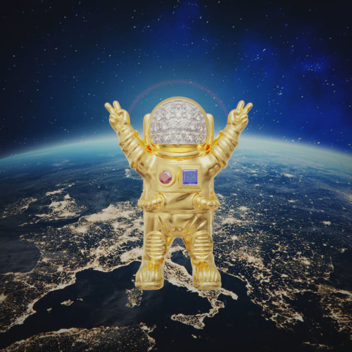 Astronot Küpe