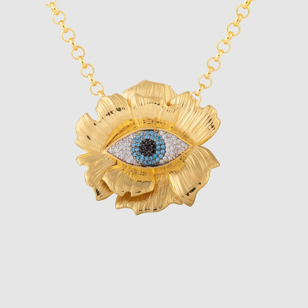 Evil Eye Flower | Necklace